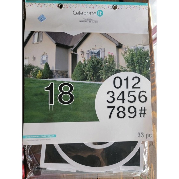 Create It Yard Signs Numbers 0-9 - Picture 1 of 2
